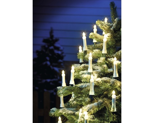 Kerzenlichterkette Baumkette Konstsmide Topbirnen Lichtfarbe warmweiß 35 Leuchtmittel