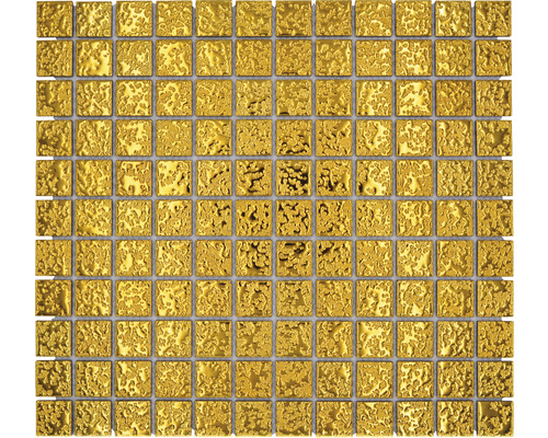 Keramikmosaik GO 282 30,2x33,0 cm gold