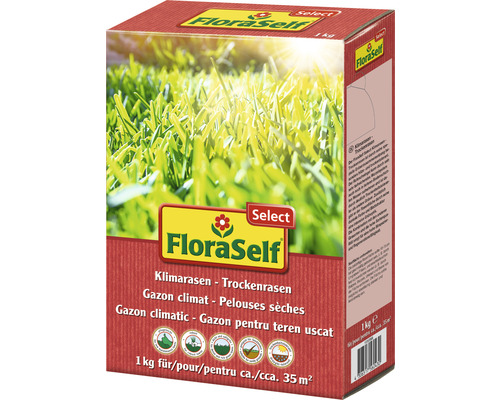 Trockenrasen - Klimarasen FloraSelf Select 1 kg / 35 m²-0