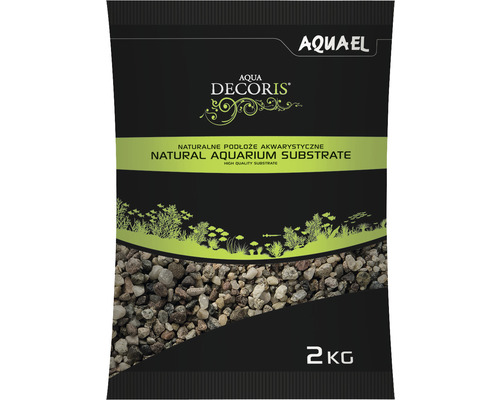 Aquarienkies, Bodengrund AQUAEL natural bunt 3-5 mm 2 kg-0
