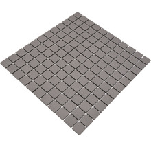 Keramikmosaik Quadrat CU 030 32,7x30,2 cm grau-thumb-1