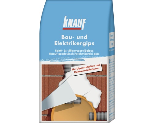 Bau- und Elektrikergips Knauf 2,5 kg