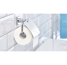 Toilettenpapierhalter Tesa hukk mit Deckel chrom-thumb-2