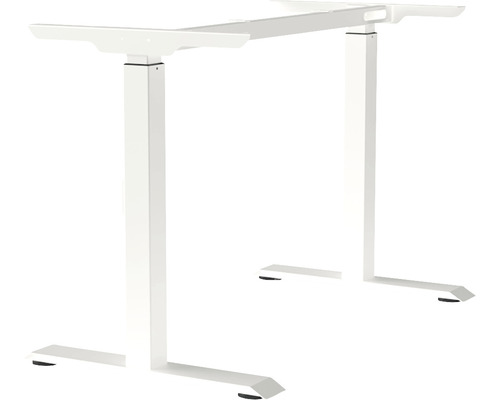 Tischgestell M-MORE 10-stufig manuell höhenverstellbar 670-900 mm weiß