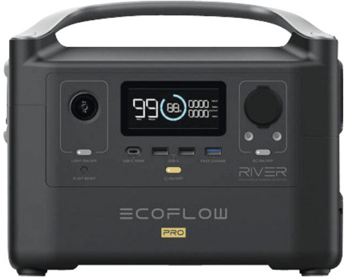 Akkubatterie Power Station EcoFlow River PRO 12 V 720 Wh tragbar