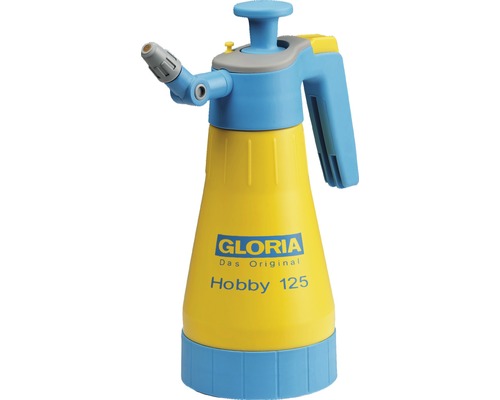 GLORIA Hobby 125 FLEX - Drucksprühgerät 1,25 L, Sprühflasche mit 360° Sprühfunktion und Gelenkdüse