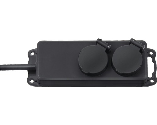 Steckdosenleiste Steckdosenverteiler Brennenstuhl® 3G1,5, schwarz, 2 m