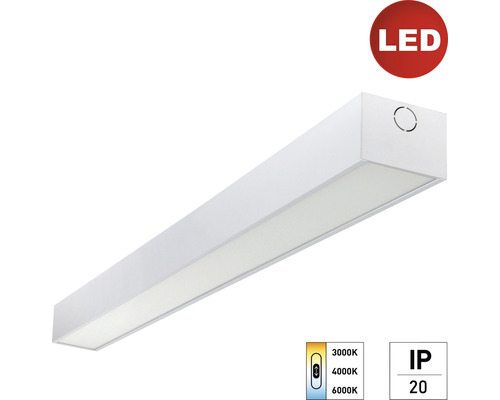 LED Deckenleuchte 50 W 4200 lm 3000-6000 K kaltweiß - warmweiß 1500x75x56 mm IP20 weiß