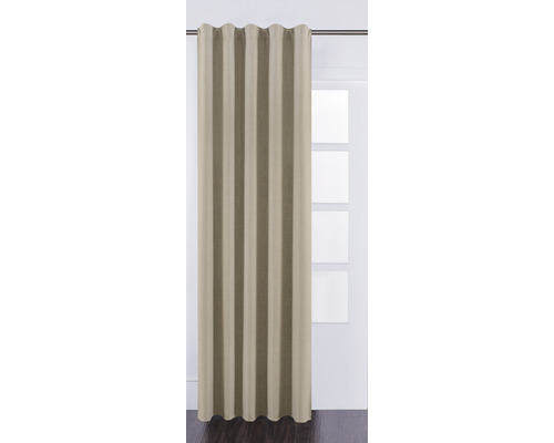 Vorhang mit Universalband Melli beige 135 x 280 cm