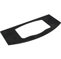 Waschtischplatte Pelipal Xpressline 4040 102x47 cm mit Ausschnitt schwarz
