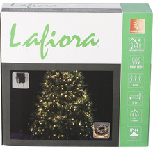 Lichterkette Weihnachtsbaum Lafiora 30 m + 5 m Zuleitung 1000 LEDs Lichtfarbe warmweiß inkl. Fernbedienung, Timer, Dimmer und Speicherfunktion-thumb-6