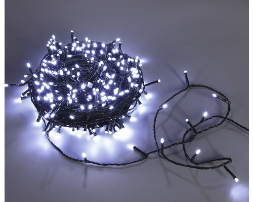 Lichterkette Lafiora 35,9 m + 10 m Zuleitung 360 LEDs Lichtfarbe neutralweiß inkl. Timer und Dimmer