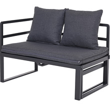 Gartenmöbelset Garden Place Elsa 2 -Sitzer bestehend aus: Sofa Aluminium schwarz-thumb-3