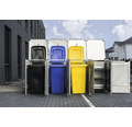 Mülltonnenbox HIDE 4-fach 140 l 241,6 x 63,4 x 115,2 cm grau