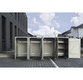 Mülltonnenbox HIDE 4-fach 240 l 278,8 x 80,7 x 115,2 cm grau