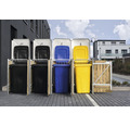 Mülltonnenbox HIDE 4-fach 240 l 278,8 x 80,7 x 115,2 cm natur