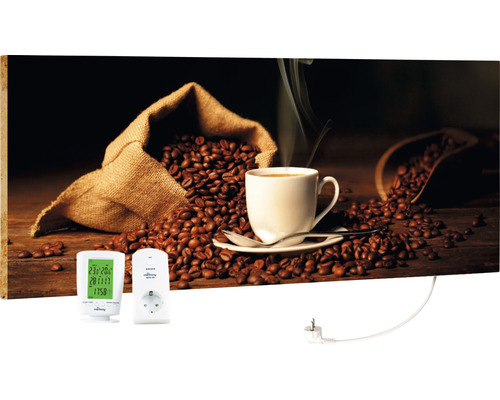 Infrarot Bildheizung Marmony Coffeetime 83013 100x40 cm 800 Watt