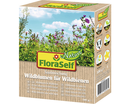 Wildblumenmischung FloraSelf Nature 'Wildblumen für Wildbienen' max. 100 m²-0