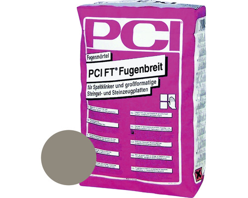 PCI FT® Fugenbreit Fugenmörtel für großformatige Steingut- und Steinzeugplatten zementgrau 25 kg-0
