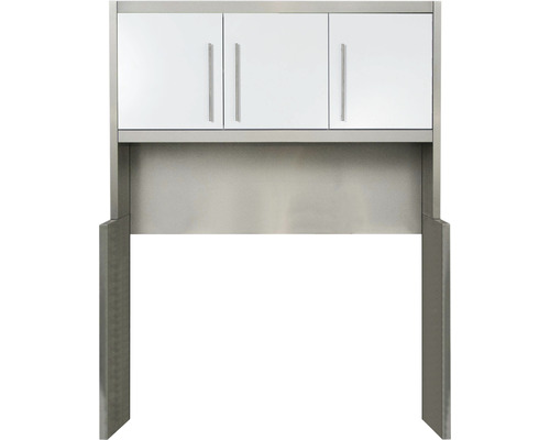 Küchenüberbau Stengel Studioline 156x62 cm schwarz Matt/weiß glänzend