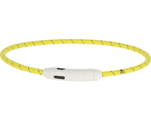 Hundehalsband Kerbl LED 10 mm, 65 cm gelb