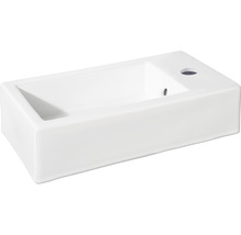 Handwaschbecken Differnz Hura L rechteck 40x22 cm weiß matt-thumb-0
