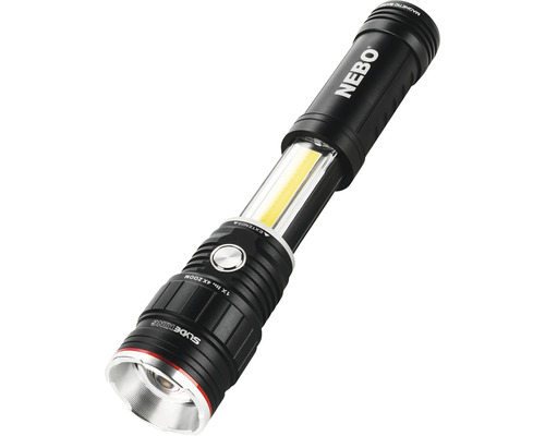 LED Akku-Taschenlampe NEBO NE6726 SLYDE KING 500 lm schwarz