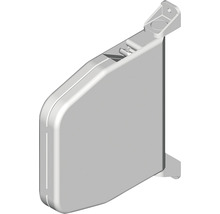 ARON Vorbaurollladen PVC grau 1450 x 1415 mm Kasten Aluminium RAL 8003 lehmbraun Gurtzug Links-thumb-2