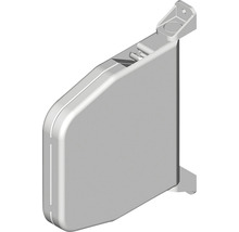 ARON Vorbaurollladen PVC grau 950 x 1865 mm Kasten Aluminium RAL 8003 lehmbraun Gurtzug Links-thumb-2