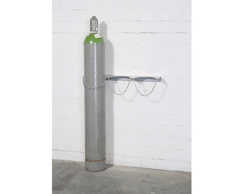 Gasflaschen-Wandhalter WH 230-S für 3 Gasflaschen bis max Ø 230 mm Stahl verzinkt