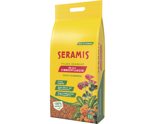 Blühpflanzen Seramis 15L Ton-Granulat Pflanzenerde Ersatz für Topfpflanzen 