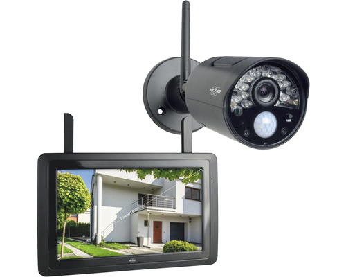 Überwachungs-IR-Kamera Set ELRO CZ30RIP11S 1080x720 P und 7" Bildschirm