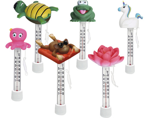 Thermometer Tierköpfe