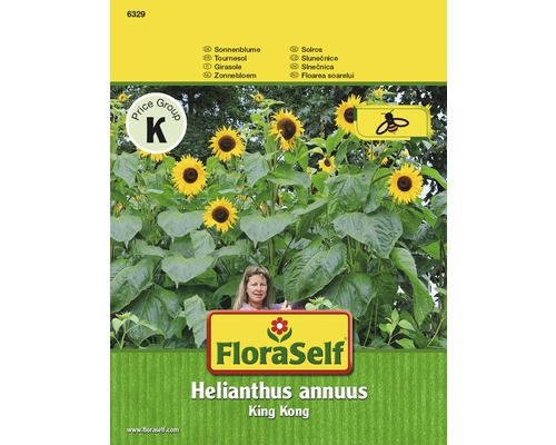 Sonnenblume 'King Kong' FloraSelf samenfestes Saatgut Blumensamen