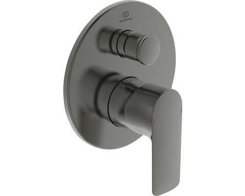 Unterputz-Badewannenmischer Ideal Standard Connect Air magnetic A7035A5 grey glänzend gebürstet