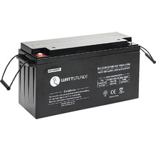 WATTSTUNDE Akku AGM12-150 12V VRLA AGM Batterie 150Ah C10 Solarbatterie-thumb-0
