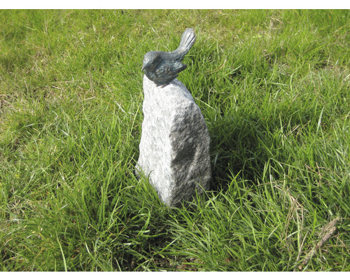 Gartenfigur Rottenecker Vogel auf Granit-0