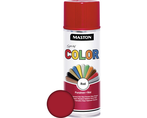 Sprühlack Maston Color glanz rot 400 ml