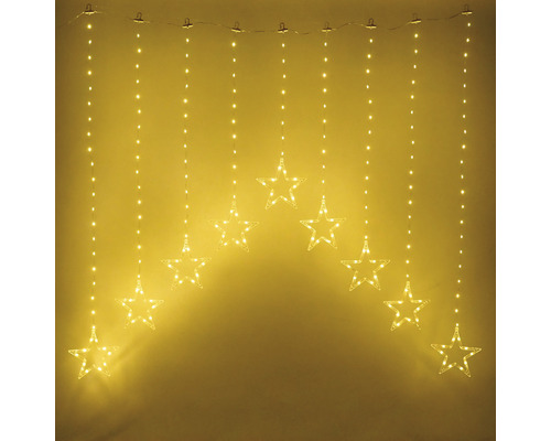 LED Sternenvorhang Lafiora L 120 cm 224 LEDs Lichtfarbe warmweiß