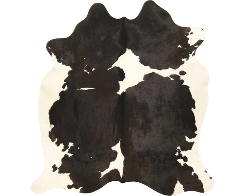 Kuhfell schwarz-weiß 190x210 cm
