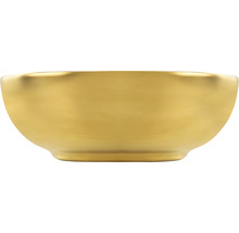 Aufsatzwaschbecken 40x40 cm gold glasiert-thumb-1