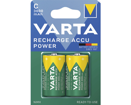 Varta Akku-Batterie C Baby 2 Stück