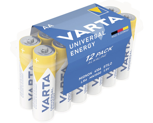 Varta Batterie Energy AA Mignon 12 Stück