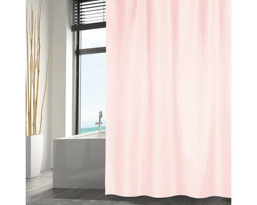 Duschvorhang MSV Textil 180x200 cm rosa-0