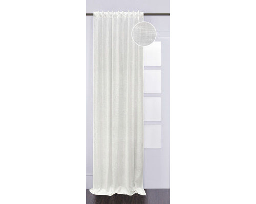Vorhang mit Universalband weiß 135x280 cm