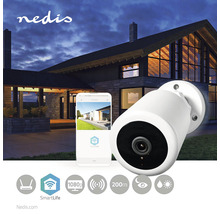 Drahtloses Kamerasystem Nedis® SmartLife (zusätzliche Kamera) Full HD 1080p, Nachtsichtfunktion, weiß-thumb-1