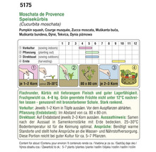 Gemüsesamen Austrosaat Bio Kürbis 'Moschata de Provence'-thumb-1