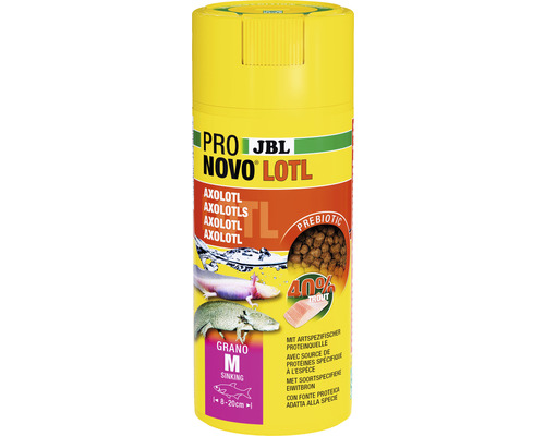 Granulatfutter JBL PRONOVO LOTL GRANO M 250 ml CLick Axolotl-0