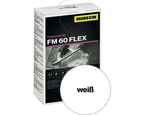 Fugenmörtel Murexin FM 60 Flex weiss 4 kg