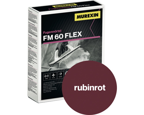 Fugenmörtel Murexin FM 60 Flex rubinrot 2 kg-0